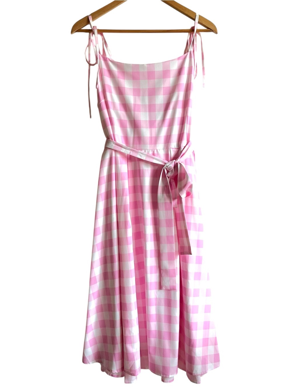 Barbie Movie Pink Gingham Barbiecore Fit & Flare Dress XXL Costume - Picture 2 of 15